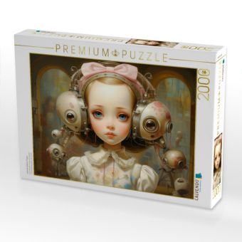 Produktbild: CALVENDO Puzzle Liebliche Roboter Puppe | 2000 Teile Lege-Gr&ouml;&szlig;e 90x67cm Foto-Puzzle f&uuml;r gl&uuml;ckliche Stunden