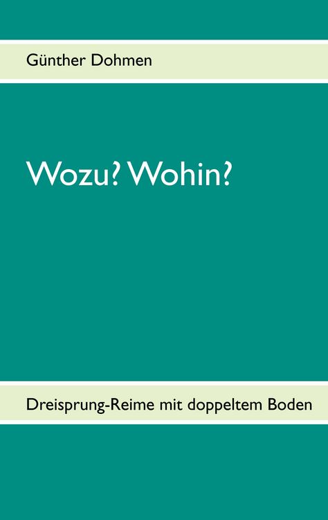 Produktbild: Wozu? Wohin?