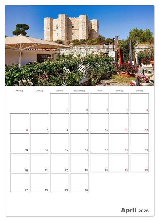 Produktbild: Faszinierendes Apulien (Wandkalender 2026 DIN A3 hoch), CALVENDO Monatskalender