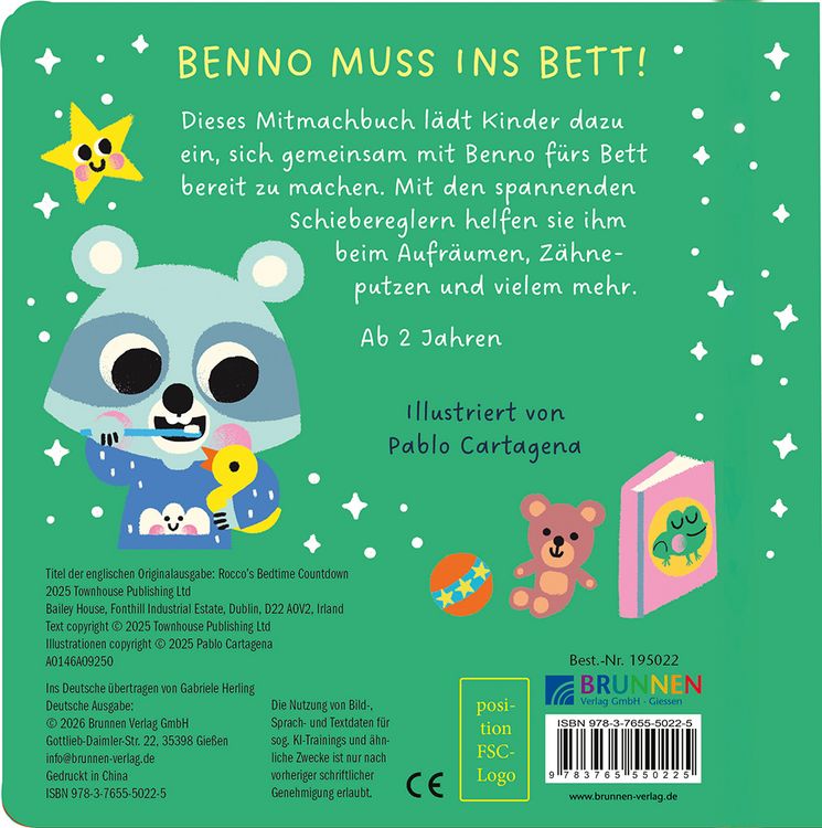 Produktbild: Benno, Zeit f&uuml;rs Bett!