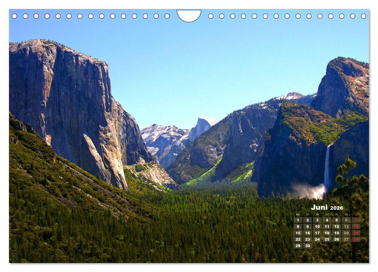 Produktbild: Wundervolles Amerika (Wandkalender 2026 DIN A4 quer), CALVENDO Monatskalender
