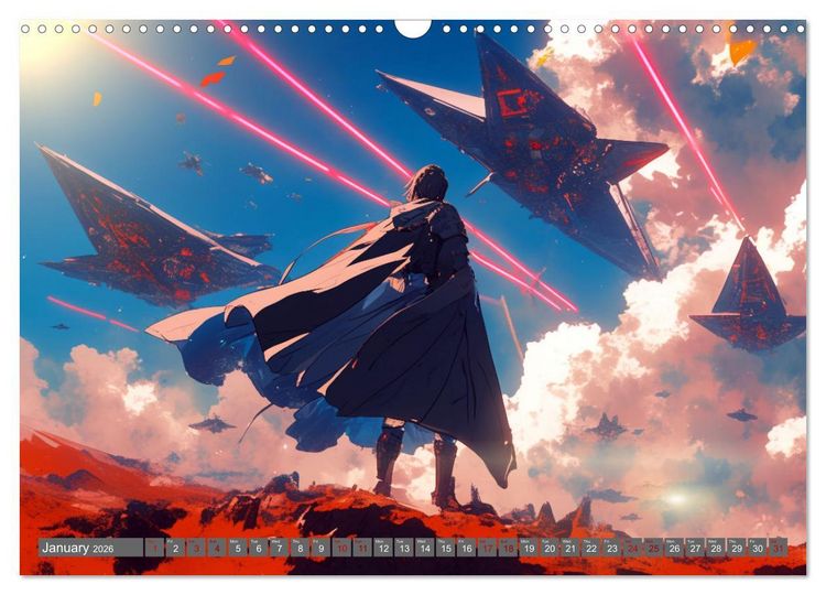 Produktbild: Starlight Warriors (Wall Calendar 2026 DIN A3 landscape), CALVENDO 12 Month Wall Calendar