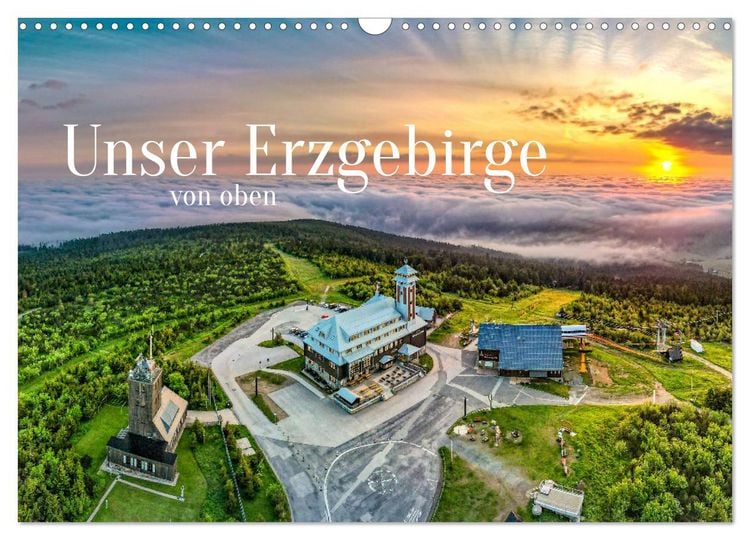 Produktbild: Unser Erzgebirge von oben (Wandkalender 2026 DIN A3 quer), CALVENDO Monatskalender
