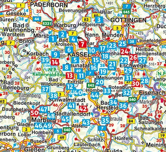 Produktbild: ROTHER Wanderf&uuml;hrer Nordhessen
