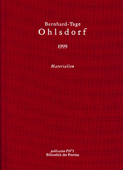 Produktbild: Bernhard-Tage Ohlsdorf 1999