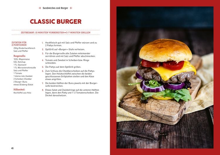 Produktbild: Rezepte f&uuml;r den Optigrill