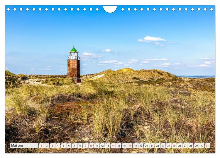 Produktbild: INSELLIEBE SYLT Zauberhafte Momente (Wandkalender 2026 DIN A4 quer), CALVENDO Monatskalender