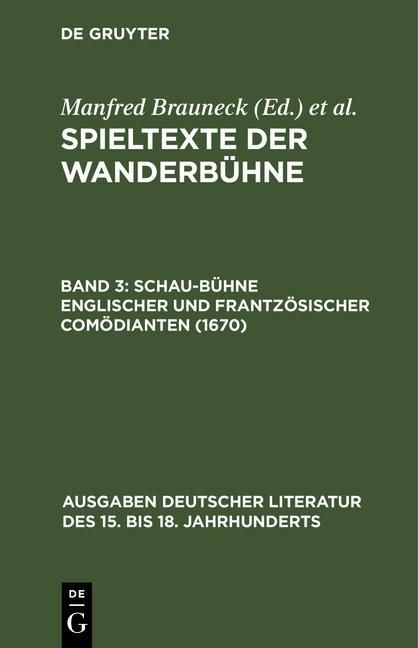 Produktbild: Schau-B&uuml;hne englischer und frantz&ouml;sischer Com&ouml;dianten (1670)
