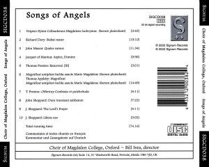Produktbild: Songs Of Angels-Musik Aus Dem Magdalen