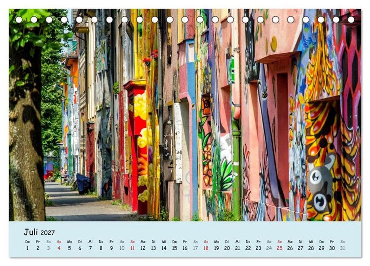 Produktbild: D&uuml;sseldorf - Die Kiefernstra&szlig;e (Tischkalender 2027 DIN A5 quer), CALVENDO Monatskalender