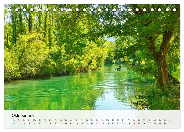 Produktbild: Frankreichs Natursch&ouml;nheiten (Tischkalender 2026 DIN A5 quer), CALVENDO Monatskalender