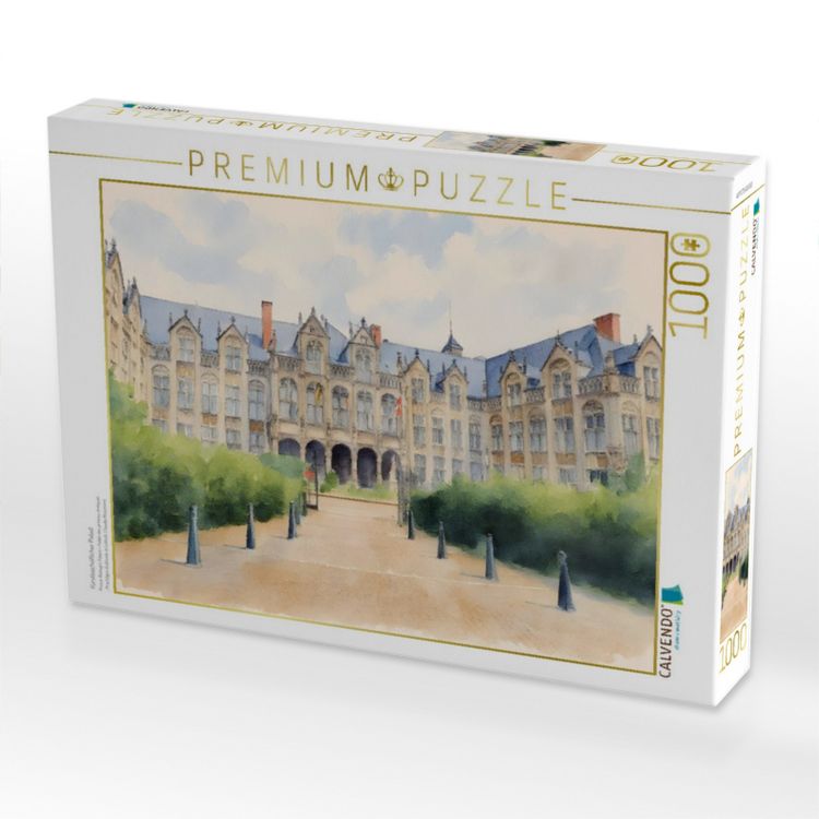 Produktbild: CALVENDO Puzzle F&uuml;rstbisch&ouml;flicher Palast | 1000 Teile Lege-Gr&ouml;&szlig;e 64x48cm Foto-Puzzle f&uuml;r gl&uuml;ckliche Stunden