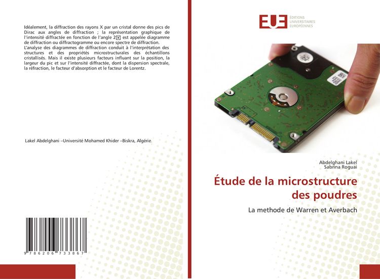 Produktbild: &Eacute;tude de la microstructure des poudres