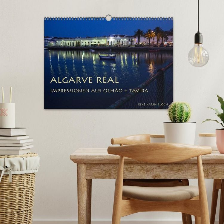 Produktbild: Algarve real - Impressionen aus Olh&atilde;o und Tavira (Wandkalender 2026 DIN A3 quer), CALVENDO Monatskalender