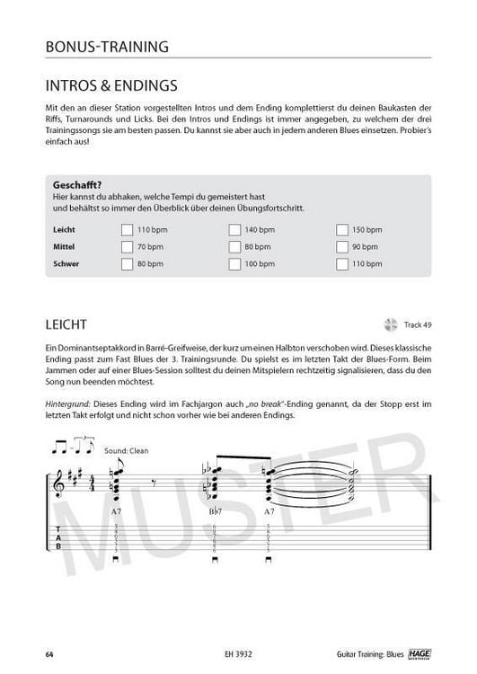 Guitar Training Blues + CD + DVD