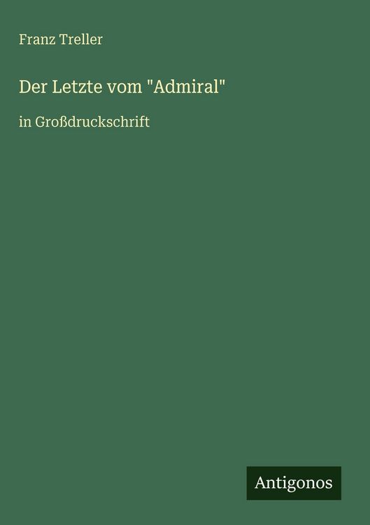 Produktbild: Der Letzte vom "Admiral"