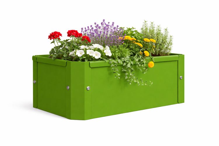 Produktbild: Metall Pflanzkasten Blumenkasten 39x18 Balora S