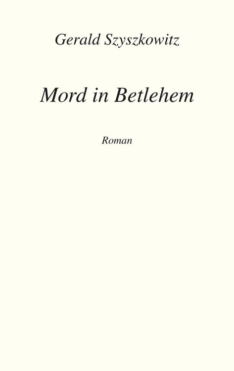 Produktbild: Mord in Bethlehem
