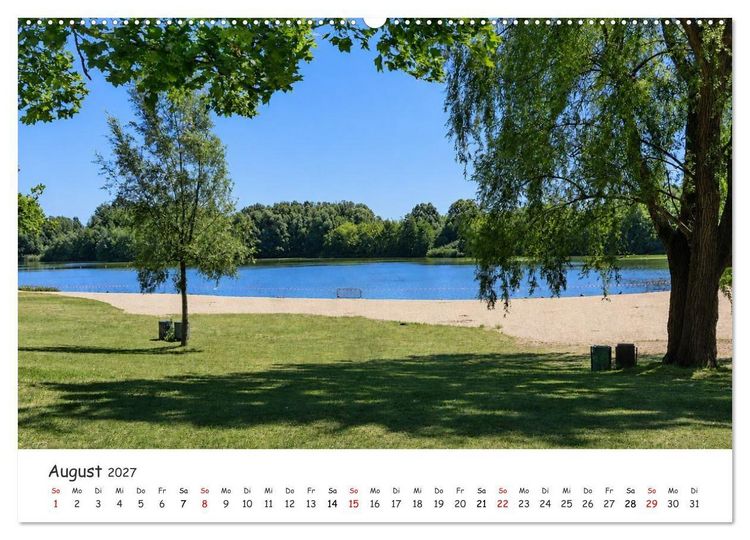 Produktbild: Offenbach B&uuml;rgel und Rumpenhain (hochwertiger Premium Wandkalender 2027 DIN A2 quer), Kunstdruck in Hochglanz