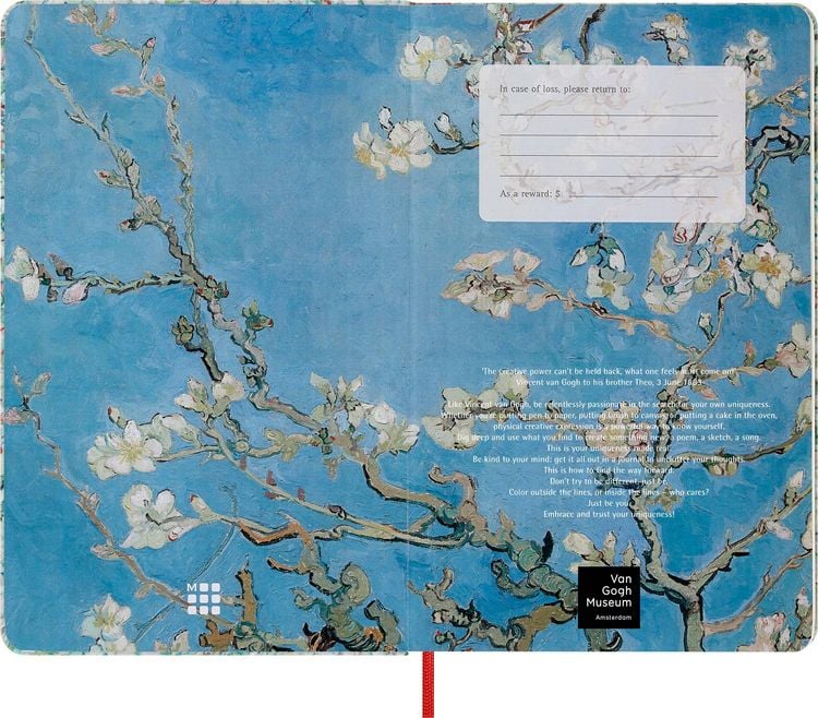 Produktbild: Moleskine Limited Edition Sketchbook Van Gogh, Large, Plain, Hard Cover (5 x 8.25)