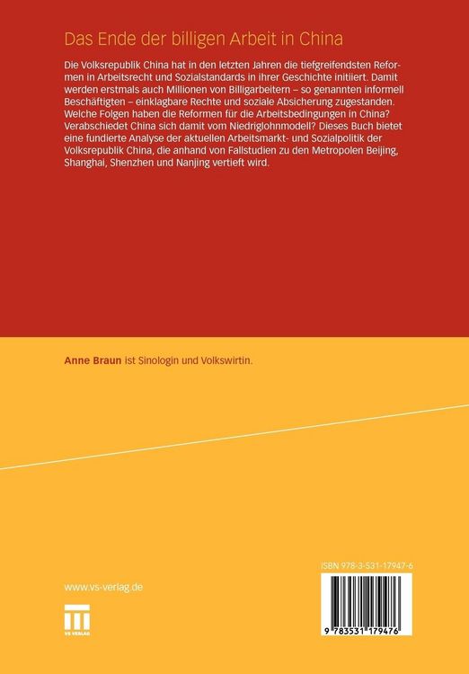 Produktbild: Das Ende der billigen Arbeit in China