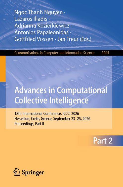 Produktbild: Advances in Computational Collective Intelligence