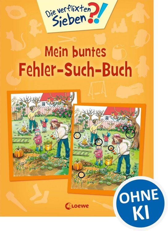 Produktbild: Die verflixten Sieben - Mein buntes Fehler-Such-Buch