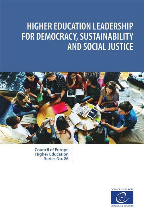 Produktbild: Higher education leadership for democracy, sustainability and social justice
