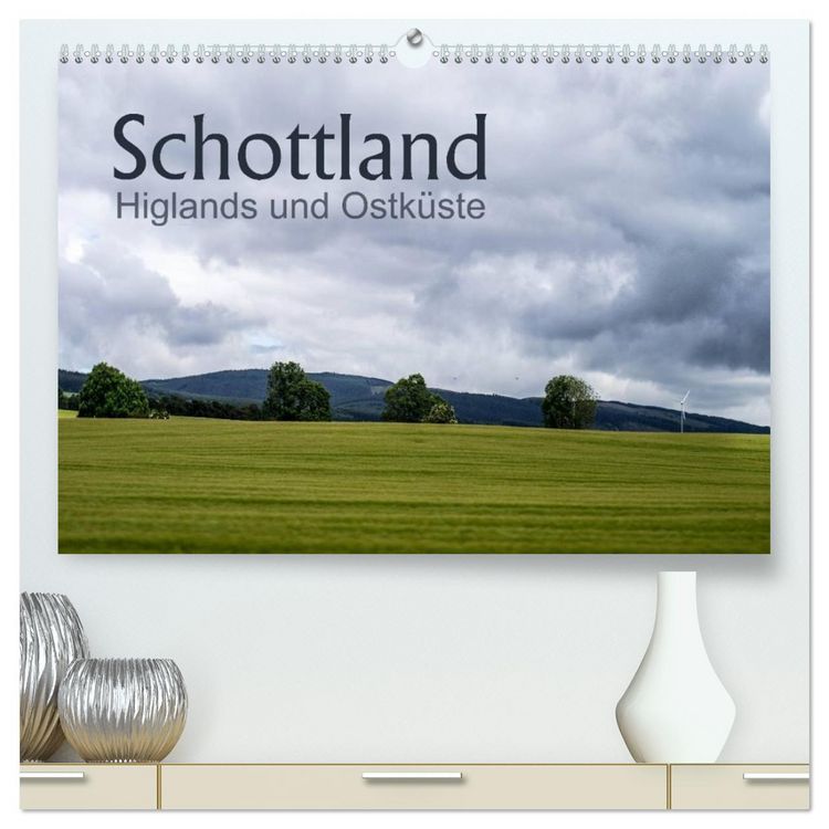 Produktbild: Schottland Highlands und Ostk&uuml;ste (hochwertiger Premium Wandkalender 2026 DIN A2 quer), Kunstdruck in Hochglanz