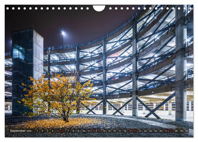 Produktbild: Funktion und &Auml;sthetik - Architektur f&uuml;r Mobilit&auml;t (Wandkalender 2026 DIN A4 quer), CALVENDO Monatskalender