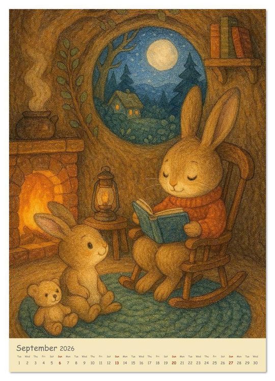 Produktbild: A year like a soft pillow - Animal moments of wellbeing (Wall Calendar 2026 DIN A3 portrait), CALVENDO 12 Month Wall Calendar