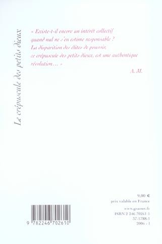 Produktbild: Le cr&eacute;puscule des petits dieux