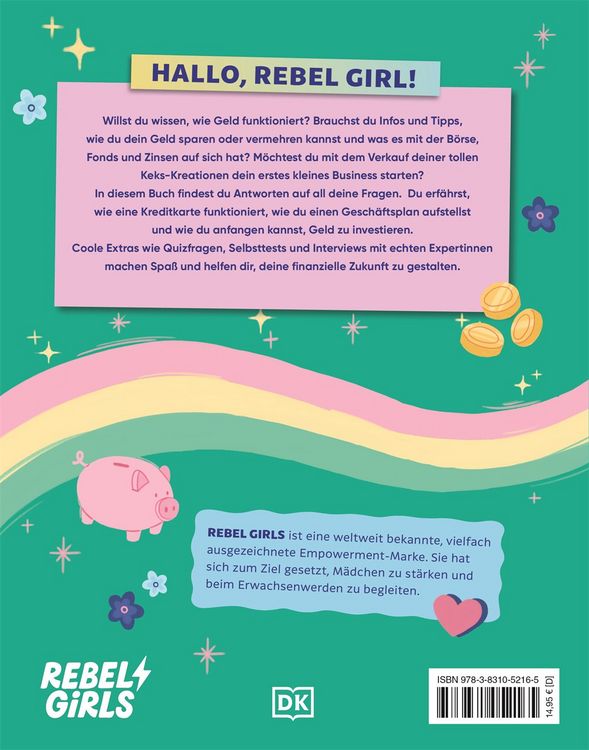 Produktbild: Rebel Girls - das Original. Growing up powerful: Alles &uuml;ber Geld