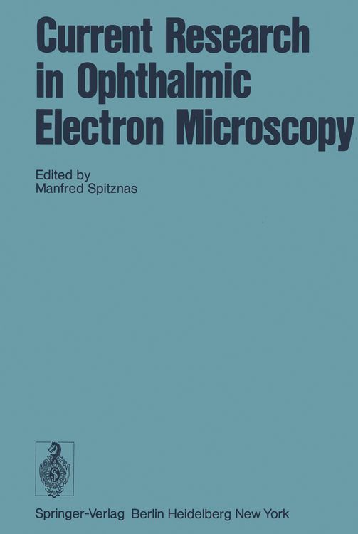 Produktbild: Current Research in Ophthalmic Electron Microscopy