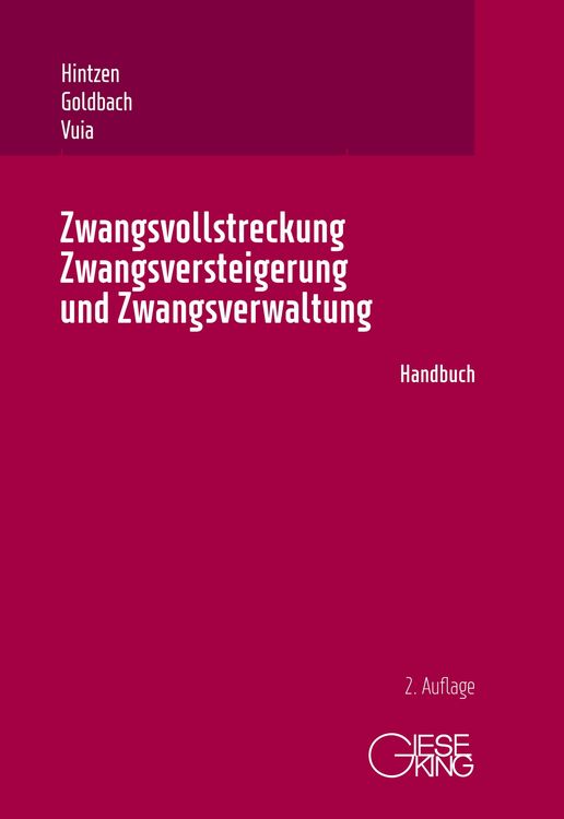 Produktbild: Zwangsvollstreckung, Zwangsversteigerung und Zwangsverwaltung