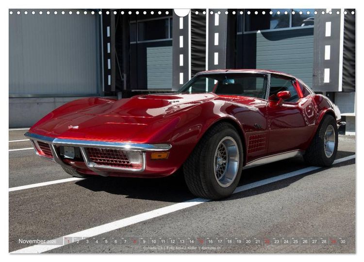Produktbild: Corvette - Die US Ikone 2026 (Wandkalender 2026 DIN A3 quer), CALVENDO Monatskalender
