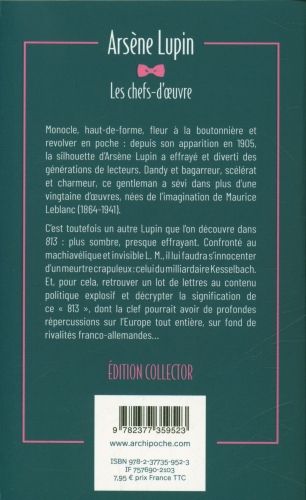 Produktbild: Ars&egrave;ne Lupin 04. 813 - La double vie d'Ars&egrave;ne Lupin