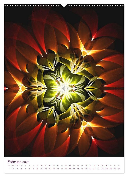 Produktbild: Digitale Traumreise (hochwertiger Premium Wandkalender 2026 DIN A2 hoch), Kunstdruck in Hochglanz