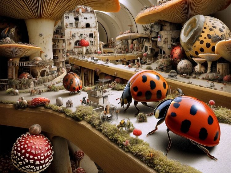 Produktbild: CALVENDO Puzzle Urbanes Treiben im Untergrund der K&auml;fer | 1000 Teile Lege-Gr&ouml;&szlig;e 64x48cm Foto-Puzzle f&uuml;r gl&uuml;ckliche Stunden