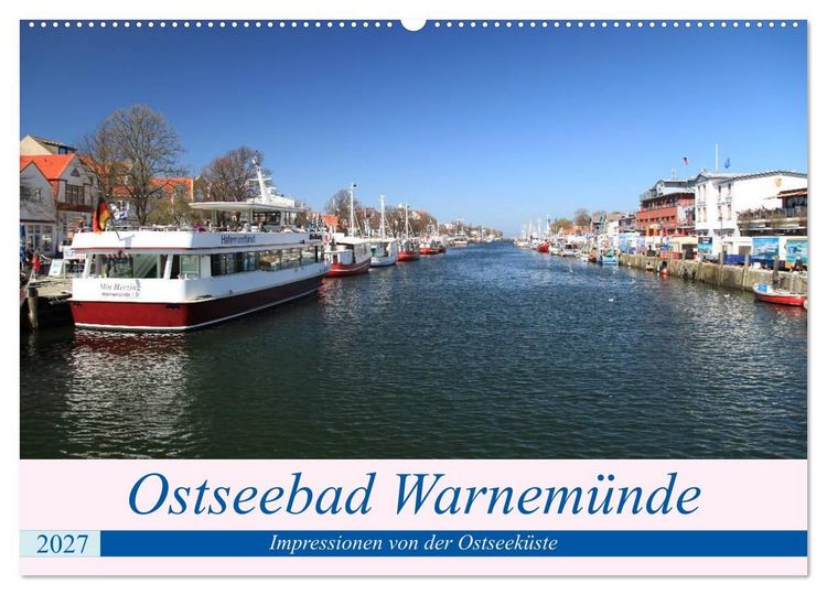 Produktbild: Ostseebad Warnem&uuml;nde (Wandkalender 2027 DIN A2 quer), CALVENDO Monatskalender