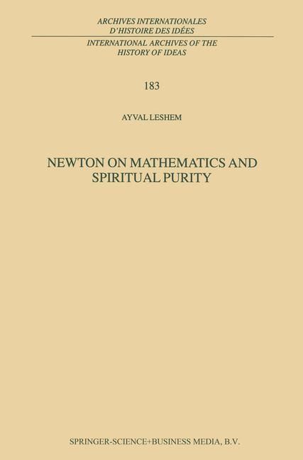 Produktbild: Newton on Mathematics and Spiritual Purity