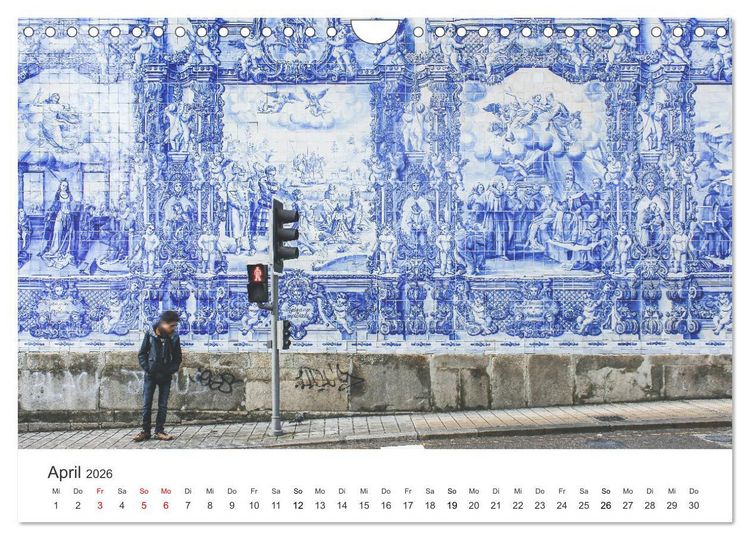 Produktbild: Sonnige Gr&uuml;&szlig;e aus Portugal (Wandkalender 2026 DIN A4 quer), CALVENDO Monatskalender