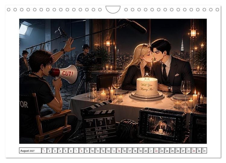 Produktbild: Ein K-Drama Sternchen hebt ab (Wandkalender 2027 DIN A4 quer), CALVENDO Monatskalender