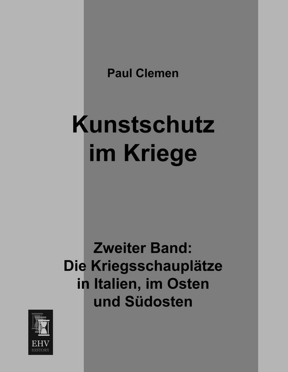 Produktbild: Kunstschutz im Kriege