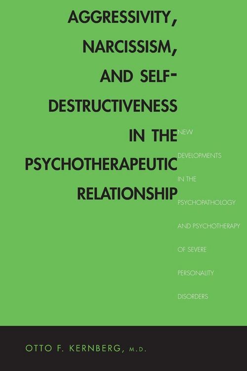 Produktbild: Aggressivity, Narcissism, and Self-Destructiveness in the Psychotherapeutic Rela