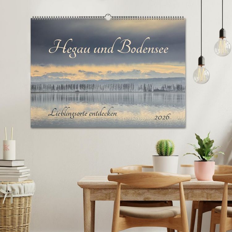 Produktbild: Hegau und Bodensee - Lieblingsorte entdecken (Wandkalender 2026 DIN A2 quer), CALVENDO Monatskalender