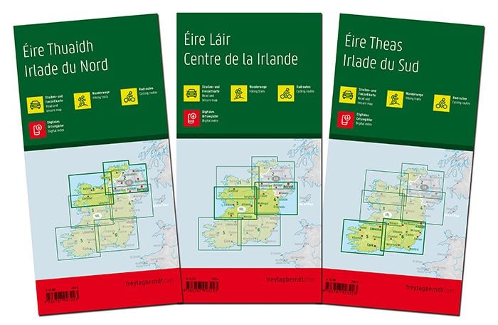 Produktbild: Freytag & berndt Stra&szlig;enkarte Irland Set 1:150.000