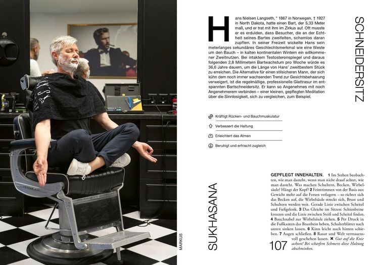 Produktbild: Mann macht Yoga