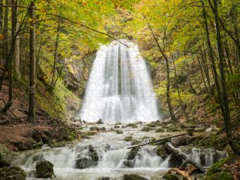 Produktbild: CALVENDO Puzzle Josefstaler Wasserfall | 1000 Teile Lege-Gr&ouml;&szlig;e 64x48cm Foto-Puzzle f&uuml;r gl&uuml;ckliche Stunden