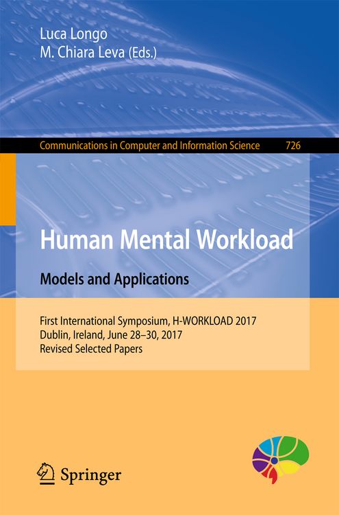 Produktbild: Human Mental Workload: Models and Applications